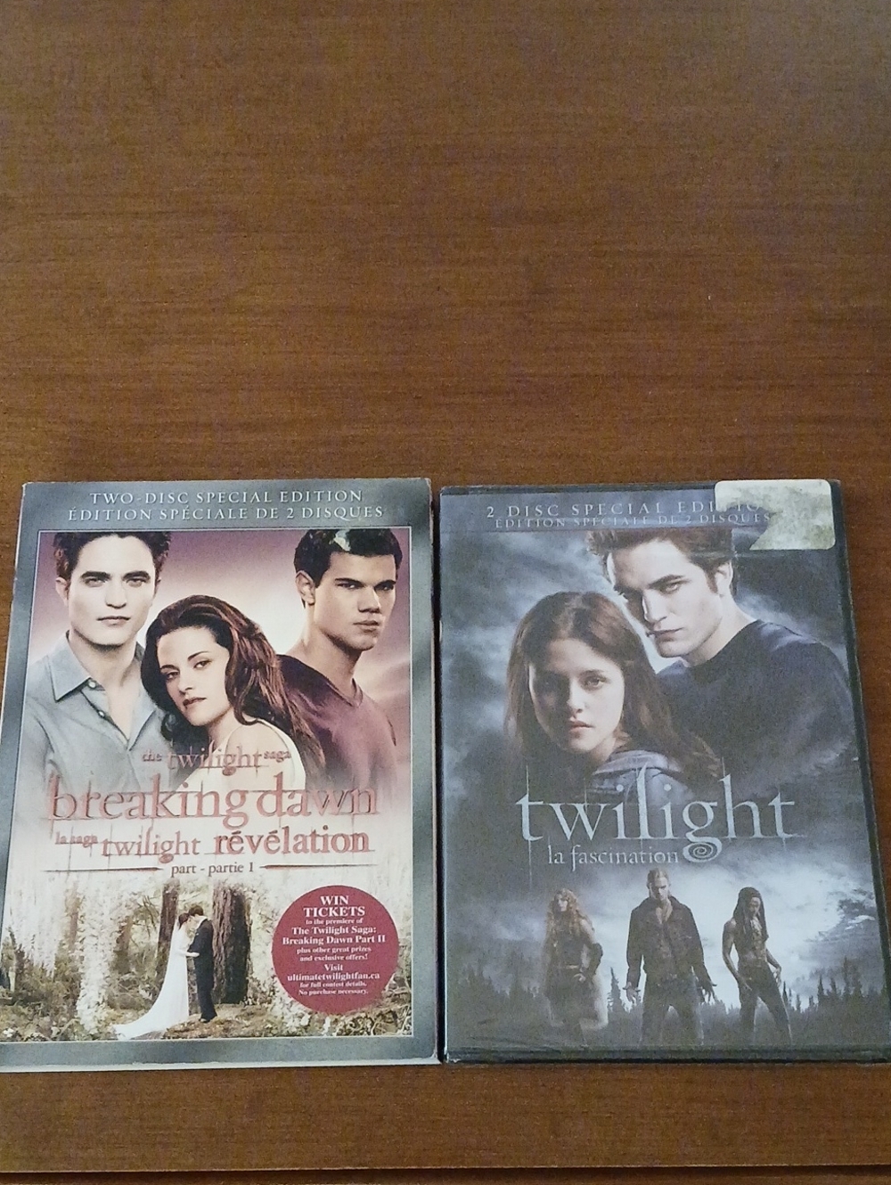 Twilight Movies DVD Set - New Sealed Special Edition